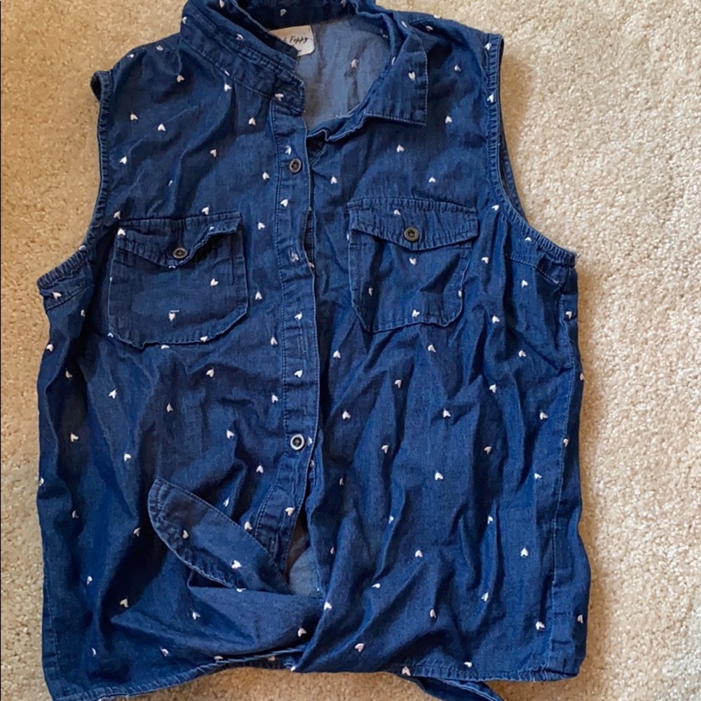 Cute jean top